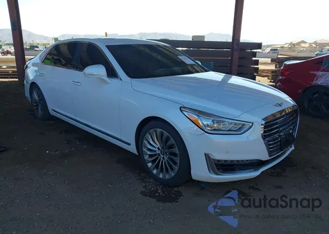 2018 Genesis G90 3.3T Premium из США, поврежденный, VIN KMHG34JA0JU044932